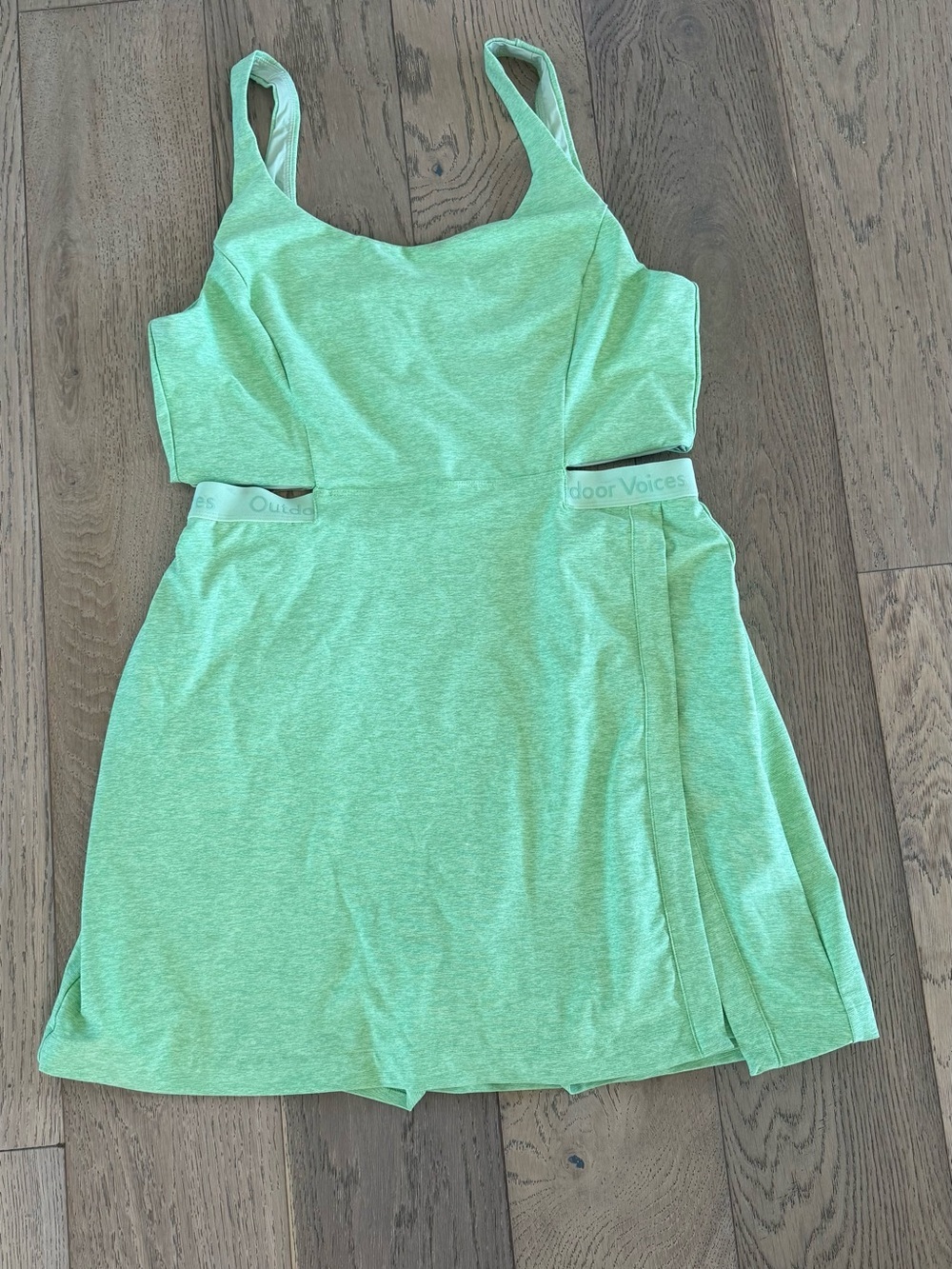 Outdoor Voices Mint Green Active Dress with Branded Waistband